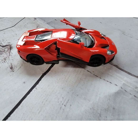 5" Kinsmart 2017 Ford GT Scale Diecast Model Toy Car- Red - Picture 1 of 10